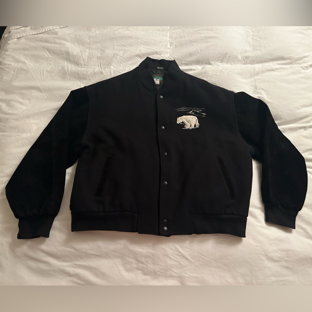 🇨🇦 VINTAGE & RARE 🇨🇦 | Peerless Garments Wool Leather Varsity Jacket